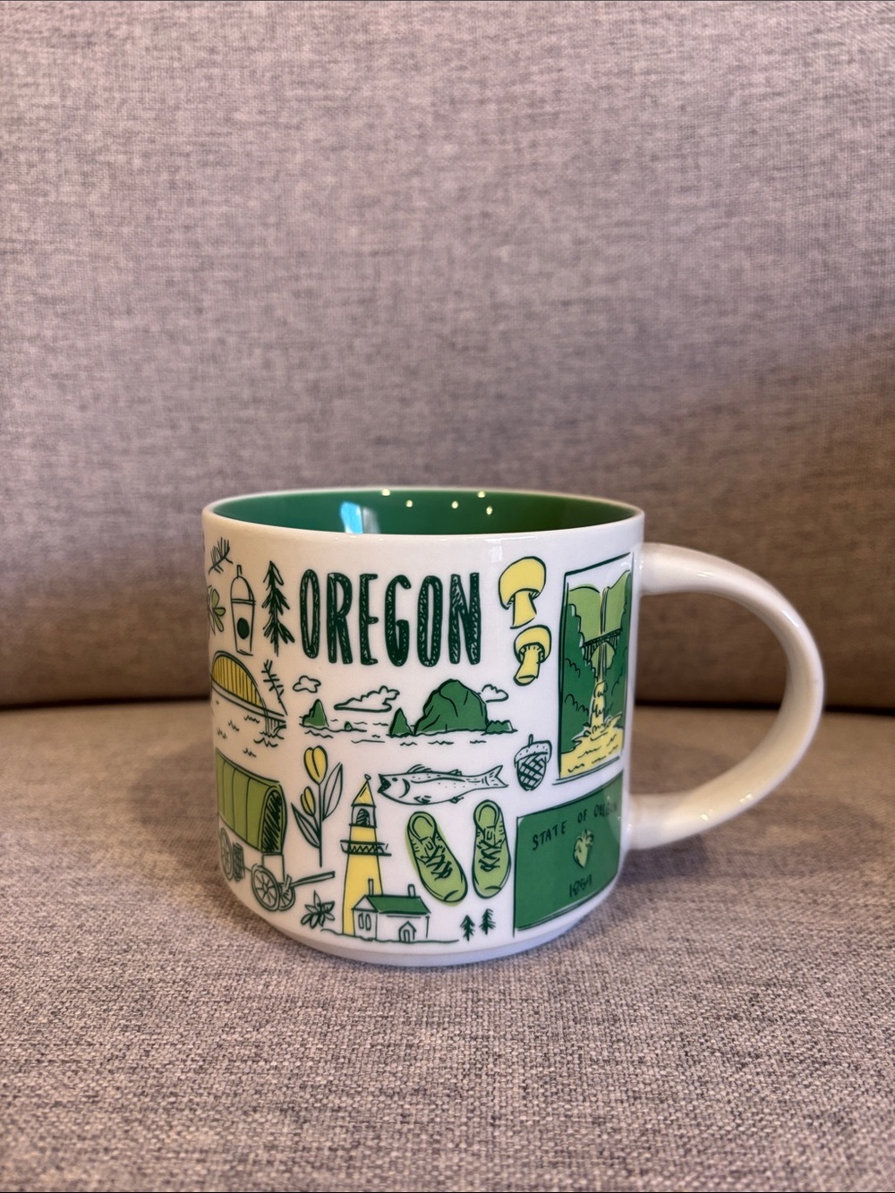 Starbucks Been There Series Across the Globe Oregon Ceramic Mug